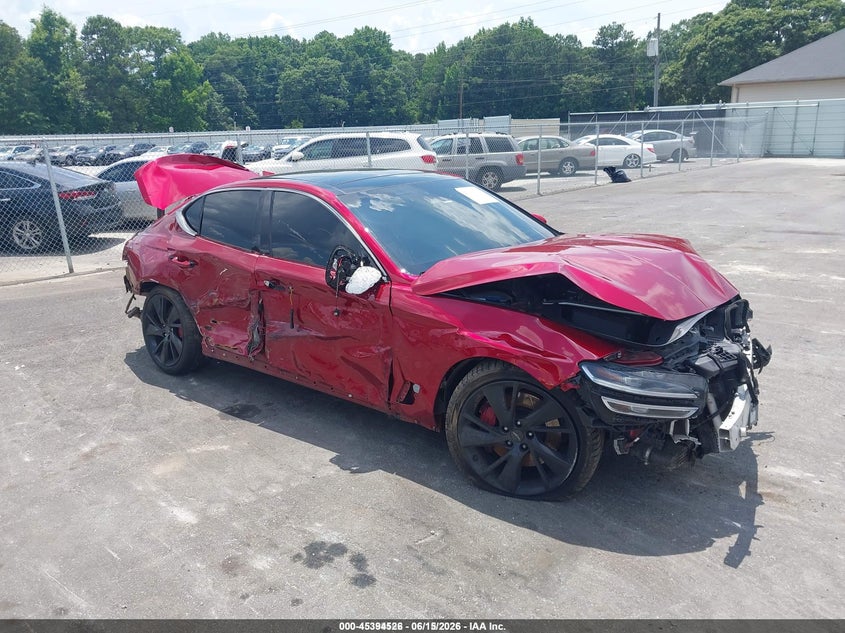 2022 Genesis G70 VIN KMTG54TE4NU083352 IAAI salvage auction — ALL OVER, Repossession Paperwork (Georgia), sold $300 on 2026-07-15 (photo 1)