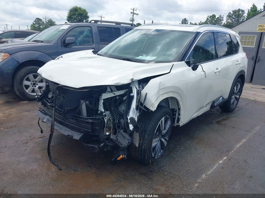 2023 Nissan Rogue VIN JN8BT3CA5PW406387 IAAI salvage auction — FRONT END, Salvage (South Carolina), sold $4,100 on 2026-07-24 (photo 2)