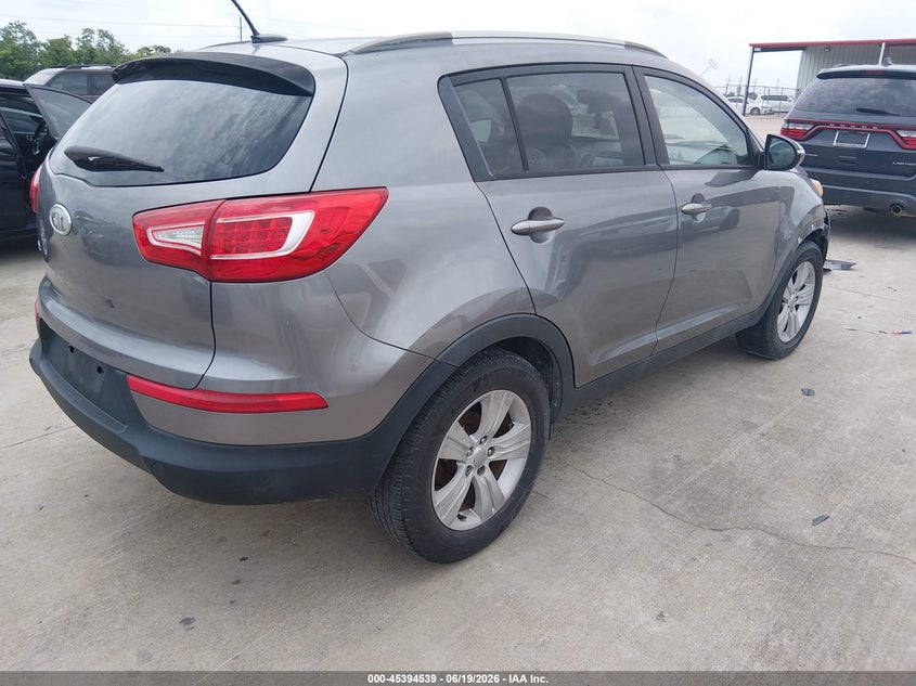 2012 Kia Sportage VIN KNDPB3A22C7295057 IAAI salvage auction — REPOSSESSION, Nrc Lienholder Repossession Paperwork (Texas), sold $1,550 on 2026-07-10 (photo 4)
