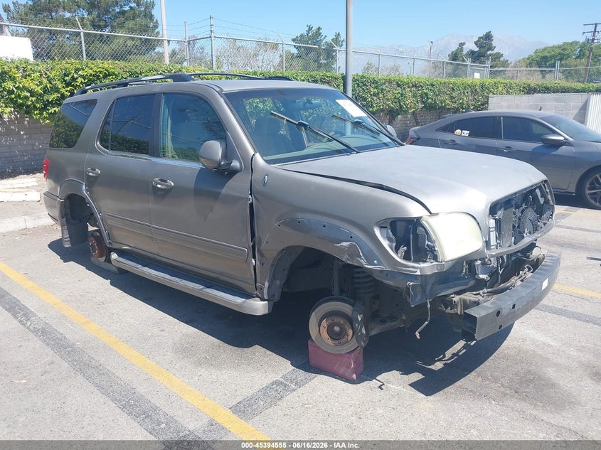 2003 Toyota Sequoia VIN 5TDZT34A63S163725 IAAI salvage auction — THEFT, Salvage (California), sold $25 on 2026-07-21 (photo 1)