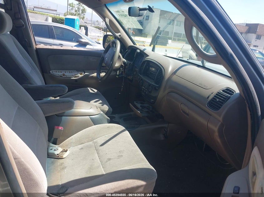 2003 Toyota Sequoia VIN 5TDZT34A63S163725 IAAI salvage auction — THEFT, Salvage (California), sold $25 on 2026-07-21 (photo 5)