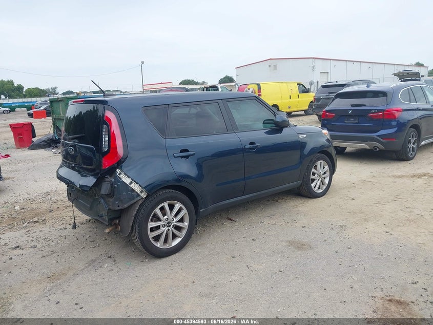 2017 Kia Soul VIN KNDJP3A53H7457917 IAAI salvage auction — REAR END, Salvage (Georgia), sold $1,100 on 2026-07-23 (photo 4)