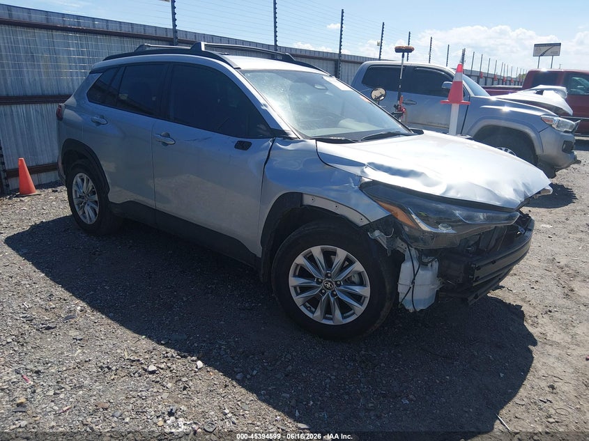 2025 Toyota Corolla cross VIN 7MUCAAAG6SV123156 IAAI salvage auction — FRONT END, Salvage Title, sold $9,100 on 2026-08-26 (photo 1)