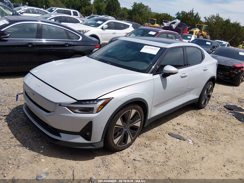 2024 Polestar 2 VIN YSMFD3KA8RL238068 IAAI salvage auction — RIGHT SIDE, Wait Title, sold $9,550 on 2026-08-13 (photo 2)