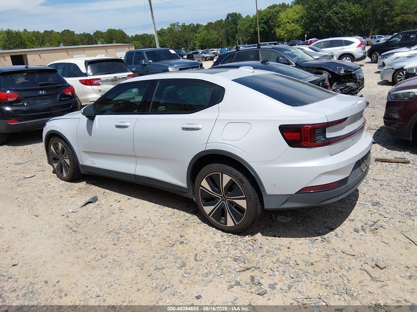 2024 Polestar 2 VIN YSMFD3KA8RL238068 IAAI salvage auction — RIGHT SIDE, Wait Title, sold $9,550 on 2026-08-13 (photo 3)