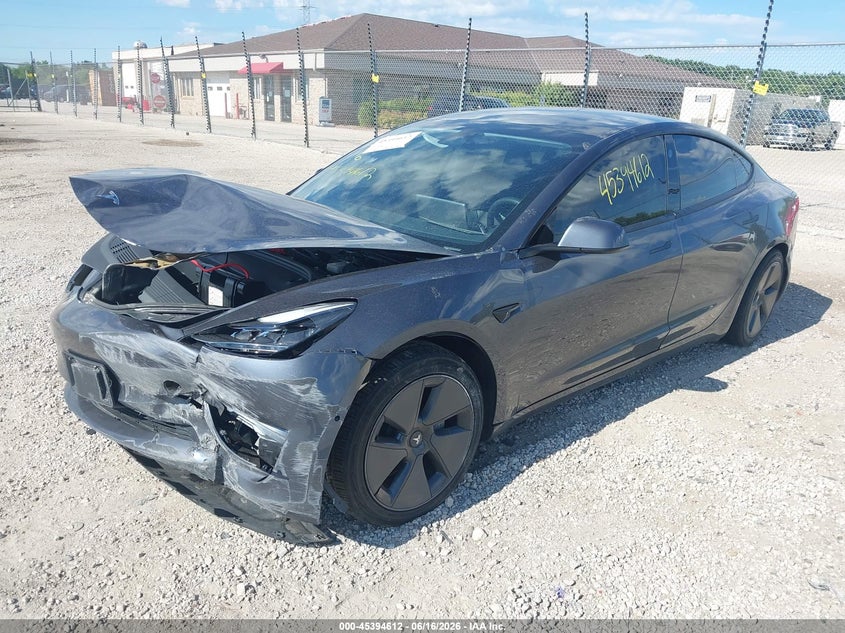 2021 Tesla Model 3 VIN 5YJ3E1EBXMF914956 IAAI salvage auction — FRONT END, Salvage Title, sold $5,500 on 2026-09-05 (photo 2)