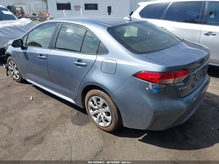 2022 Toyota Corolla VIN JTDEPMAE1NJ224544 IAAI salvage auction — FRONT END, Salvage (North Carolina), sold $4,725 on 2026-07-26 (photo 3)