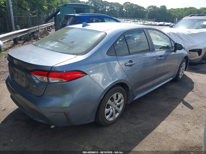 2022 Toyota Corolla VIN JTDEPMAE1NJ224544 IAAI salvage auction — FRONT END, Salvage (North Carolina), sold $4,725 on 2026-07-26 (photo 4)
