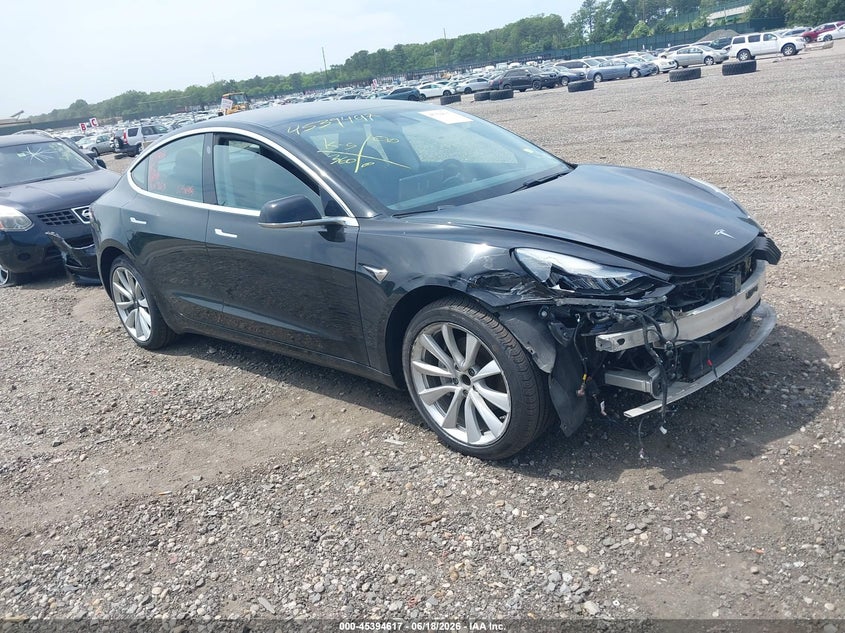 2019 Tesla Model 3 VIN 5YJ3E1EA7KF466597 IAAI salvage auction — FRONT END, Mv-907A (New York), sold $4,250 on 2026-07-09 (photo 1)