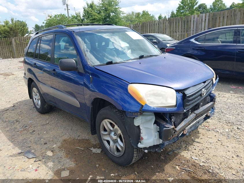 2003 Toyota Rav4 VIN JTEHH20V836084164 IAAI salvage auction — NORMAL WEAR, Clear (Virginia), sold $1,025 on 2026-07-06 (photo 1)