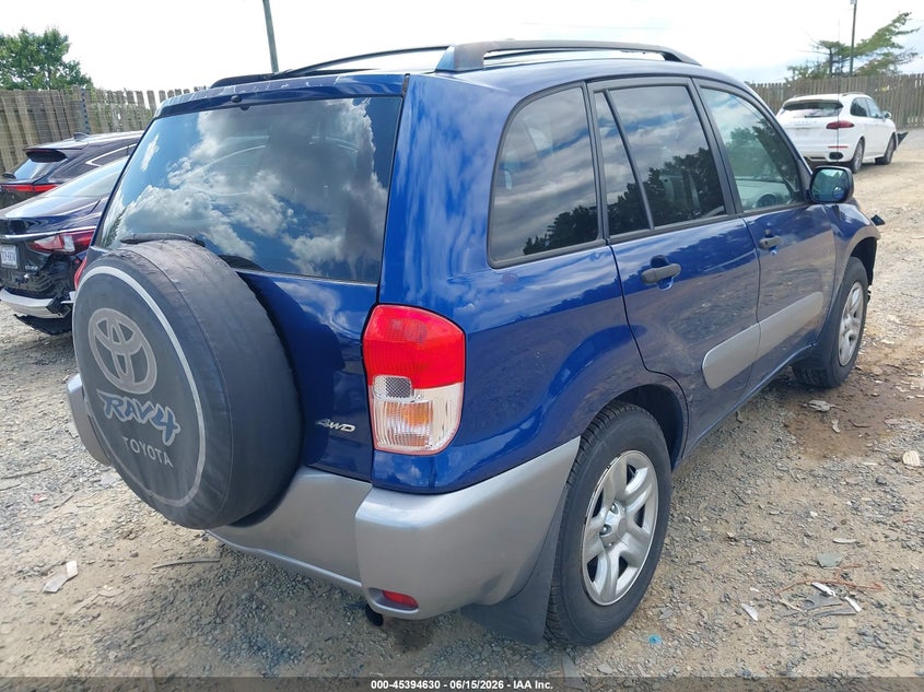 2003 Toyota Rav4 VIN JTEHH20V836084164 IAAI salvage auction — NORMAL WEAR, Clear (Virginia), sold $1,025 on 2026-07-06 (photo 4)