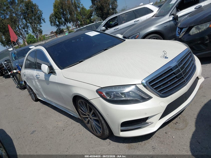 2015 Mercedes-benz S-klasse VIN WDDUG8CB5FA149859 IAAI salvage auction — RIGHT SIDE, Salvage Title, sold $9,350 on 2026-08-05 (photo 1)
