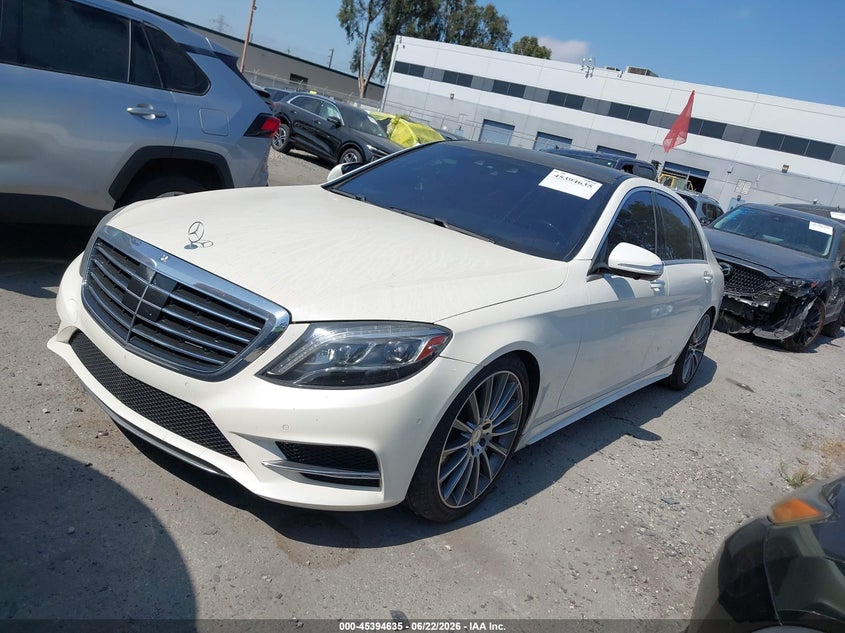 2015 Mercedes-benz S-klasse VIN WDDUG8CB5FA149859 IAAI salvage auction — RIGHT SIDE, Salvage Title, sold $9,350 on 2026-08-05 (photo 2)