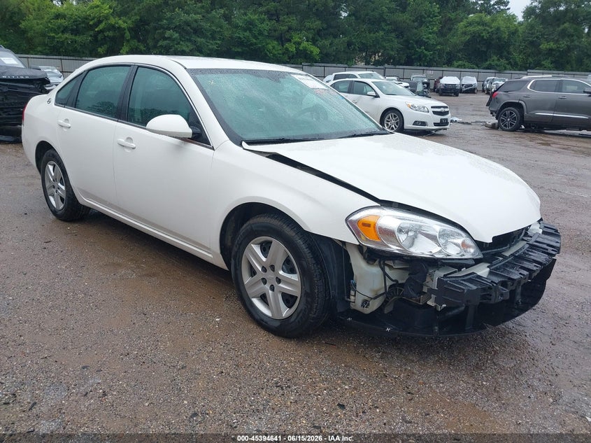 2008 Chevrolet Impala VIN 2G1WB58K689206912 IAAI salvage auction — FRONT END, Original (Texas), sold $1,300 on 2026-07-26 (photo 1)