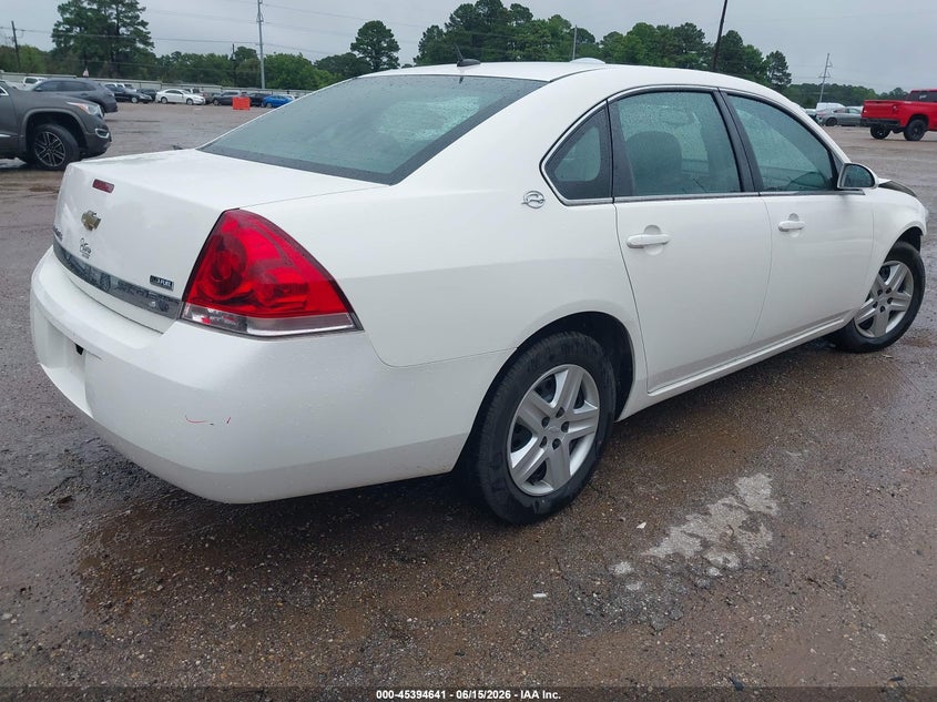 2008 Chevrolet Impala VIN 2G1WB58K689206912 IAAI salvage auction — FRONT END, Original (Texas), sold $1,300 on 2026-07-26 (photo 4)
