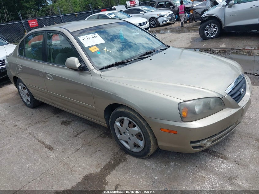 2005 Hyundai Elantra VIN KMHDN46D35U125509 IAAI salvage auction — WATER/FLOOD, Salvage (Kansas), sold $425 on 2026-07-22 (photo 1)