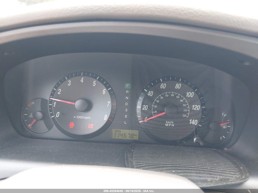 2005 Hyundai Elantra VIN KMHDN46D35U125509 IAAI salvage auction — WATER/FLOOD, Salvage (Kansas), sold $425 on 2026-07-22 (photo 7)