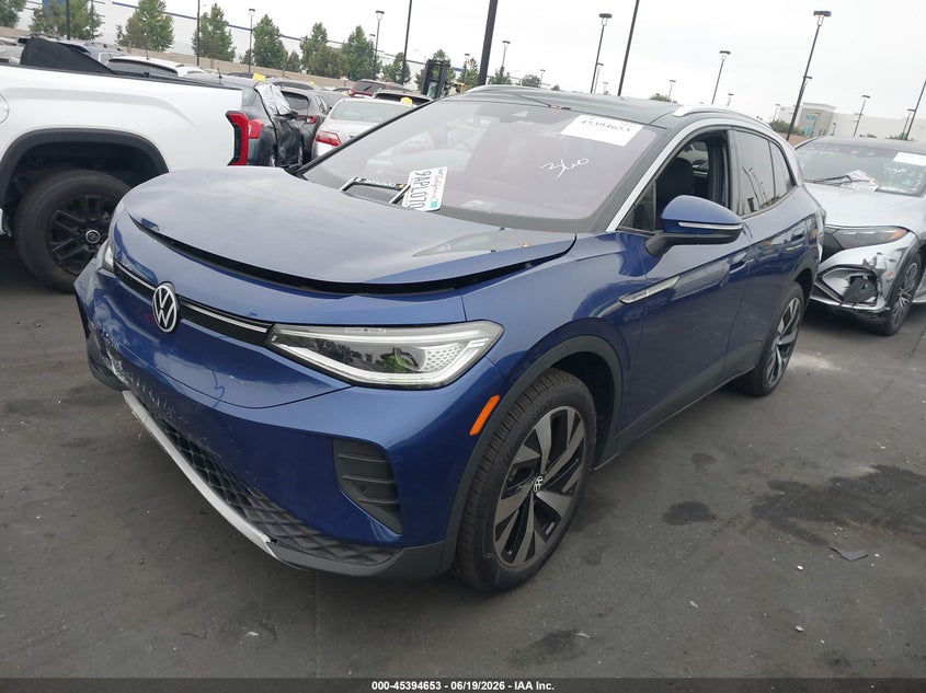 2021 Volkswagen Id.4 VIN WVGUNPE26MP065630 IAAI salvage auction — FRONT END, Salvage Title, sold $25 on 2026-07-24 (photo 2)