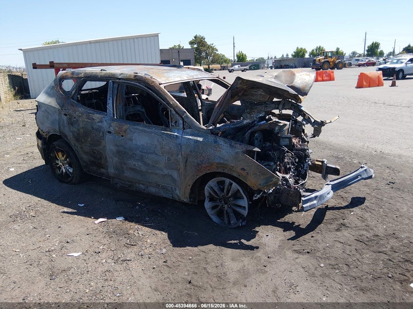 2013 Hyundai Santa fe VIN 5XYZU3LA4DG081084 IAAI salvage auction — TOTAL BURN, Salvage Title, sold $100 on 2026-07-22 (photo 1)