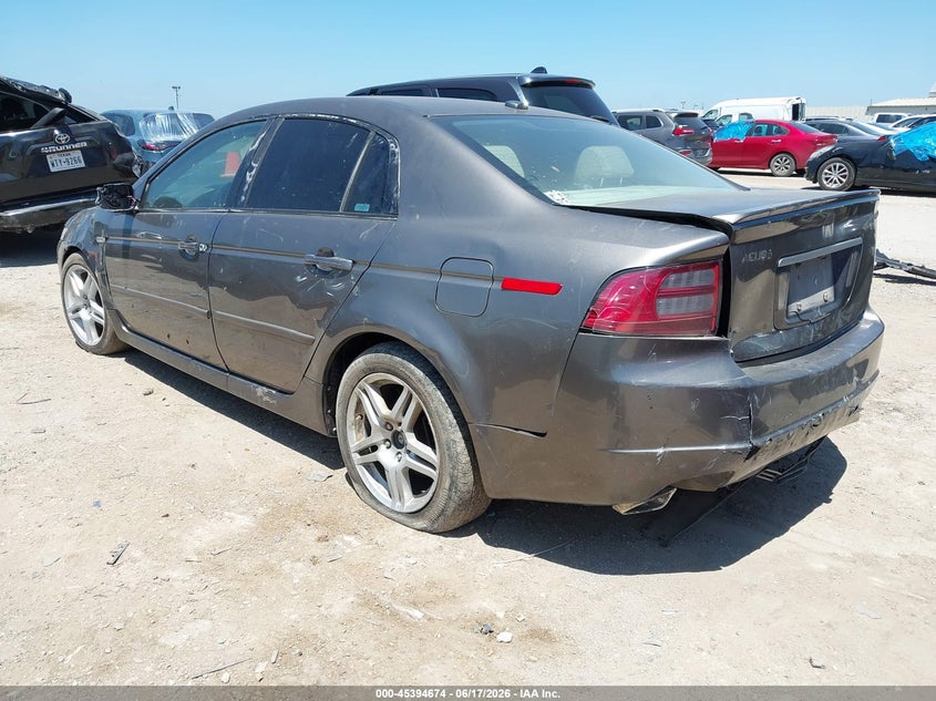2008 Acura Tl VIN 19UUA66248A039529 IAAI salvage auction — NORMAL WEAR, Original (Texas), sold $175 on 2026-07-20 (photo 3)
