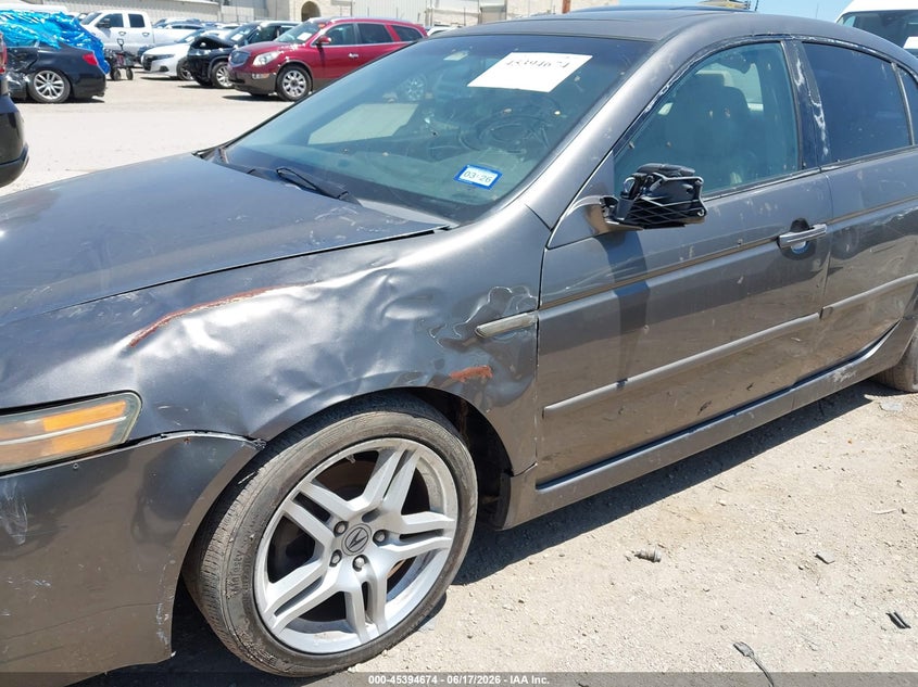 2008 Acura Tl VIN 19UUA66248A039529 IAAI salvage auction — NORMAL WEAR, Original (Texas), sold $175 on 2026-07-20 (photo 6)