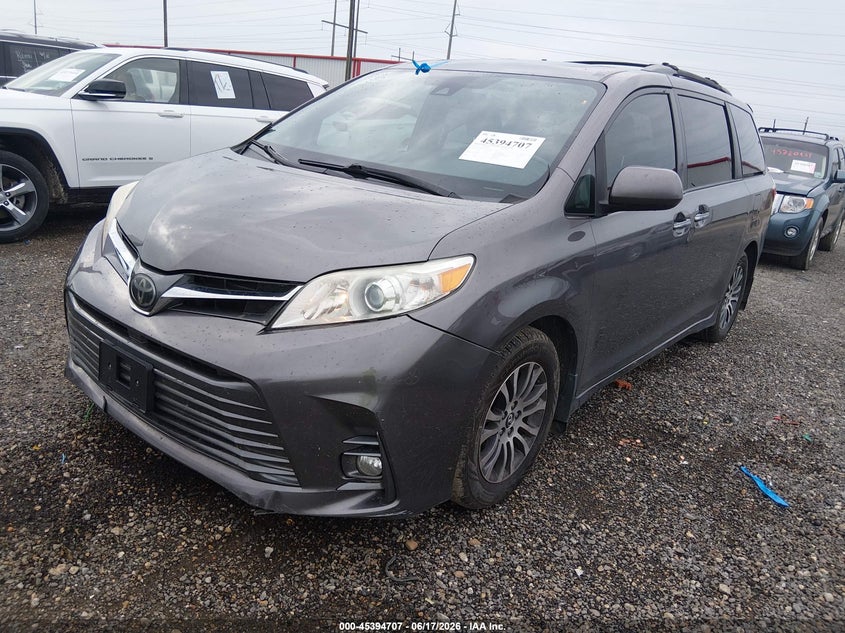 2018 Toyota Sienna VIN 5TDYZ3DC3JS953735 IAAI salvage auction — FRONT END, Salvage (Louisiana), sold $6,600 on 2026-07-15 (photo 2)