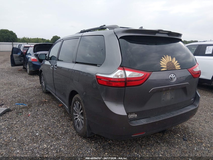 2018 Toyota Sienna VIN 5TDYZ3DC3JS953735 IAAI salvage auction — FRONT END, Salvage (Louisiana), sold $6,600 on 2026-07-15 (photo 3)