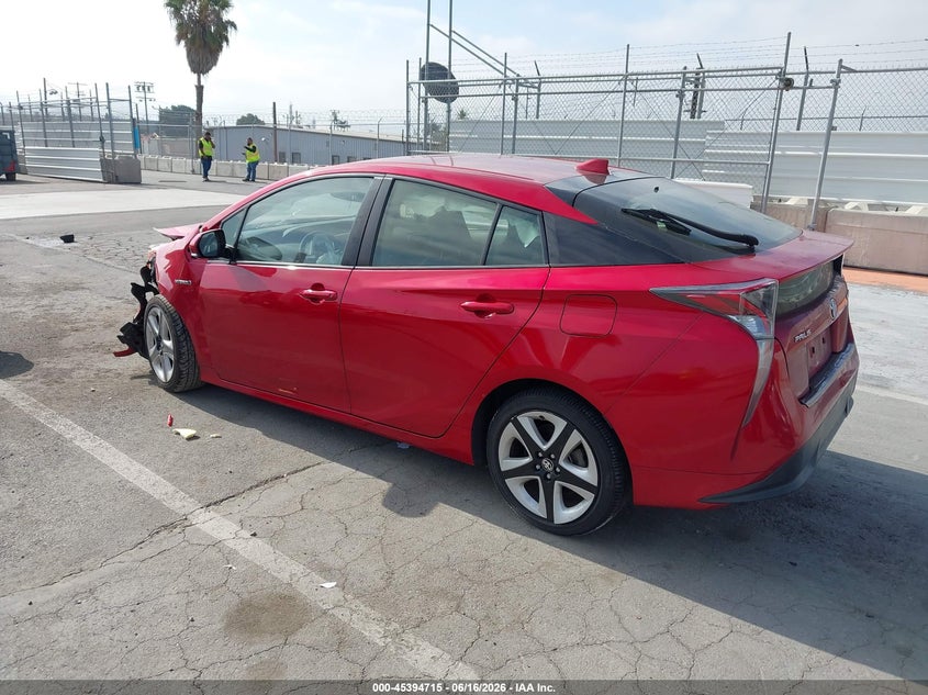 2016 Toyota Prius VIN JTDKARFU8G3523165 IAAI salvage auction — FRONT END, Salvage (California), sold $1,875 on 2026-07-15 (photo 3)