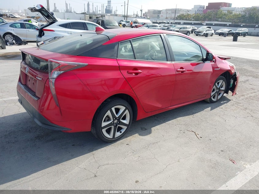 2016 Toyota Prius VIN JTDKARFU8G3523165 IAAI salvage auction — FRONT END, Salvage (California), sold $1,875 on 2026-07-15 (photo 4)