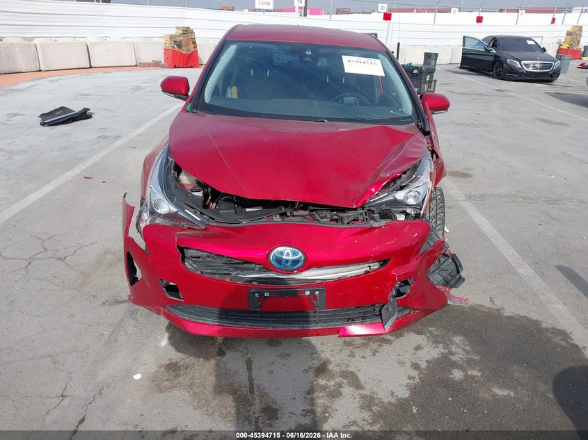 2016 Toyota Prius VIN JTDKARFU8G3523165 IAAI salvage auction — FRONT END, Salvage (California), sold $1,875 on 2026-07-15 (photo 6)