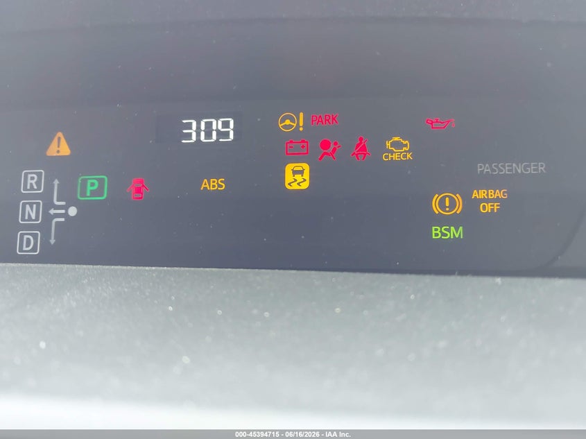 2016 Toyota Prius VIN JTDKARFU8G3523165 IAAI salvage auction — FRONT END, Salvage (California), sold $1,875 on 2026-07-15 (photo 7)