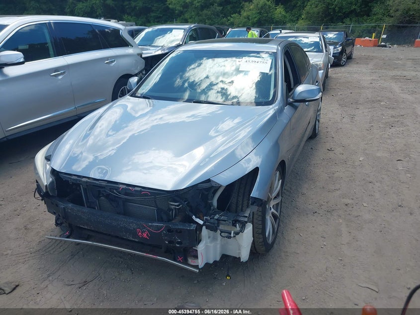 2014 Infiniti Q50 VIN JN1AV7AR1EM700365 IAAI salvage auction — LEFT FRONT, Clear (Massachusetts), sold $650 on 2026-07-07 (photo 2)