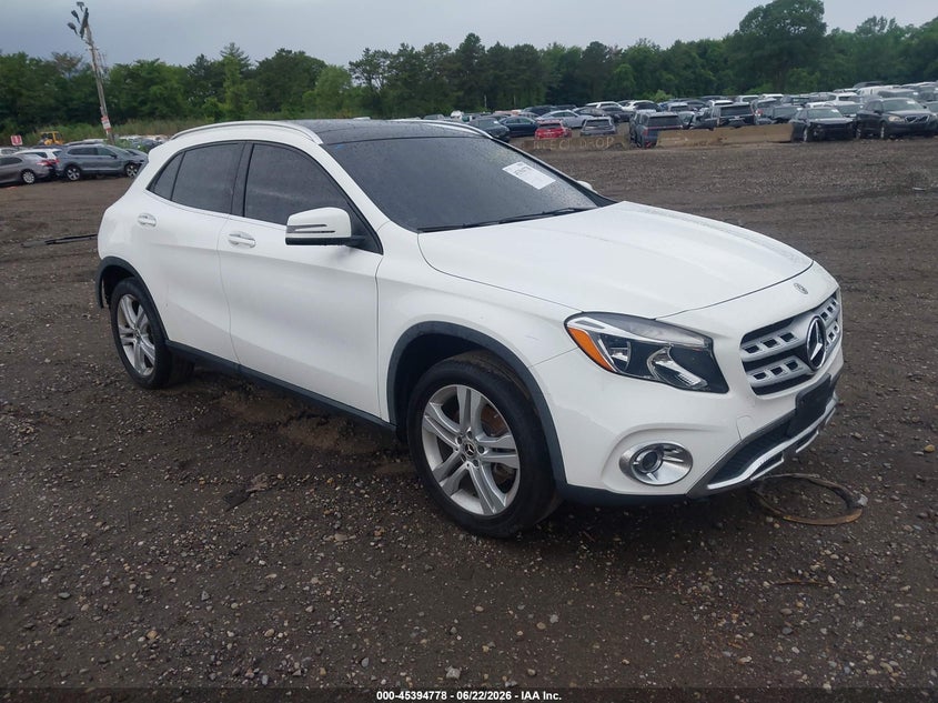 2019 Mercedes-benz VIN WDCTG4GB1KJ533649 IAAI salvage auction — LEFT FRONT, Salvage Title, sold $1,050 on 2026-07-21 (photo 1)