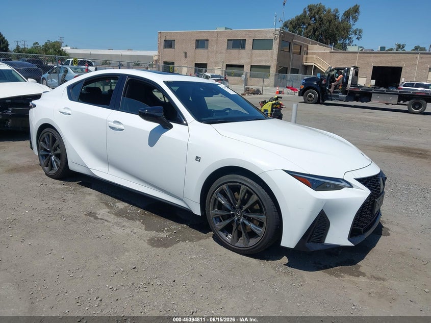 2025 Lexus Is VIN JTHGZ1B26S5092194 IAAI salvage auction — LEFT REAR, Salvage (California), sold $22,475 on 2026-07-13 (photo 1)