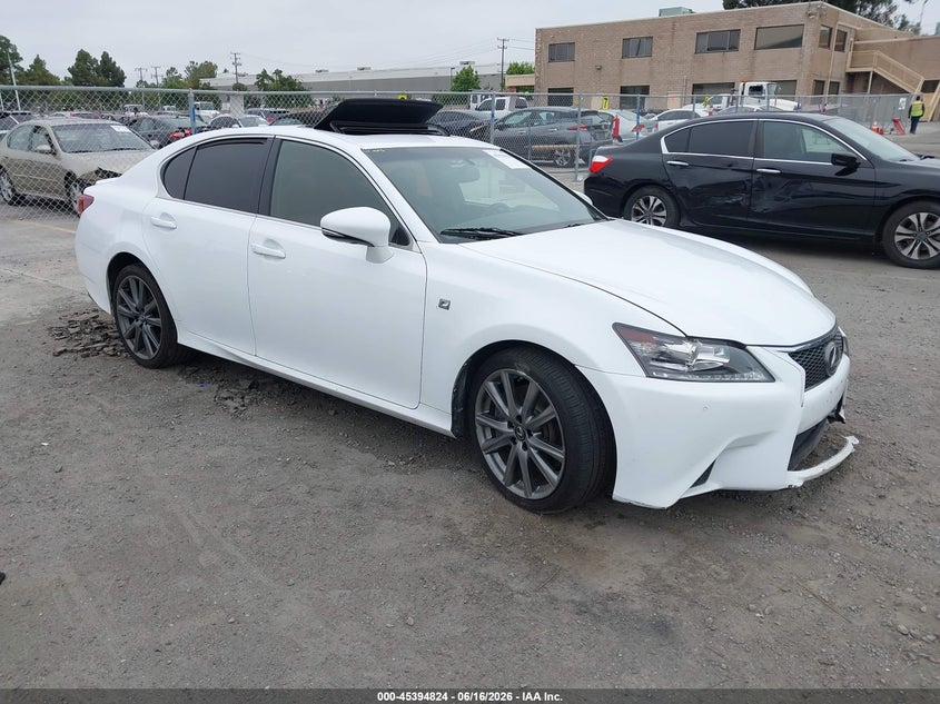 2015 Lexus Gs VIN JTHBE1BL8FA015287 IAAI salvage auction — LEFT FRONT, Salvage (California), sold $5,475 on 2026-07-20 (photo 1)