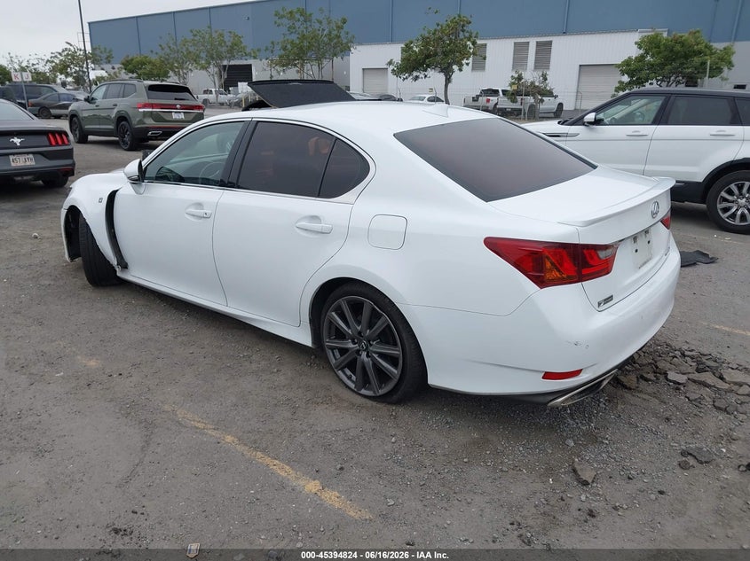 2015 Lexus Gs VIN JTHBE1BL8FA015287 IAAI salvage auction — LEFT FRONT, Salvage (California), sold $5,475 on 2026-07-20 (photo 3)