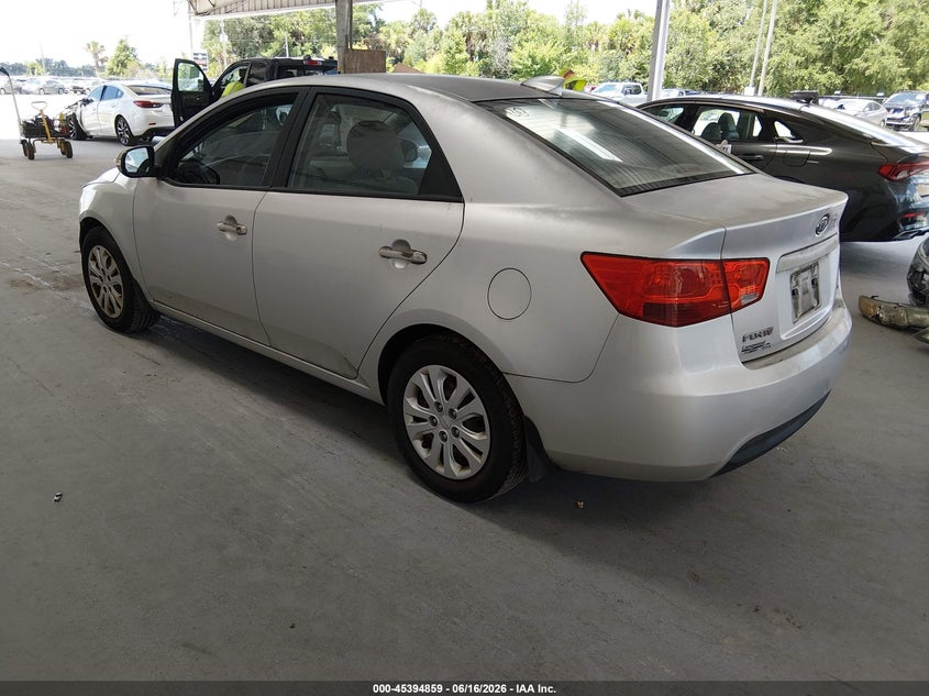 2010 Kia Forte VIN KNAFU4A25A5050447 IAAI salvage auction — FRONT END, Rebuildable (Florida), sold $500 on 2026-07-09 (photo 3)