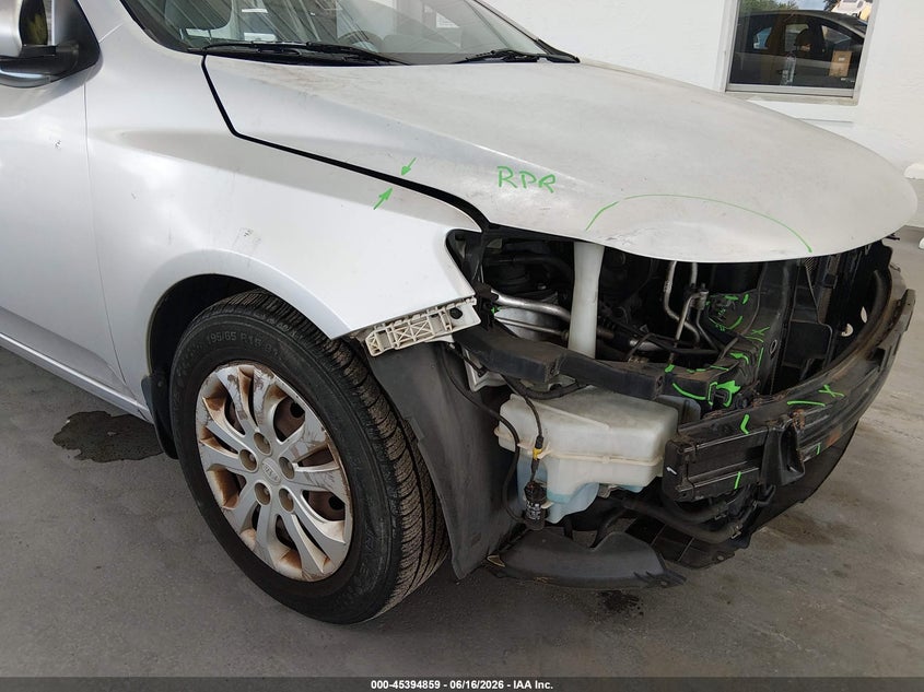 2010 Kia Forte VIN KNAFU4A25A5050447 IAAI salvage auction — FRONT END, Rebuildable (Florida), sold $500 on 2026-07-09 (photo 6)