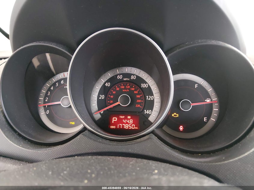 2010 Kia Forte VIN KNAFU4A25A5050447 IAAI salvage auction — FRONT END, Rebuildable (Florida), sold $500 on 2026-07-09 (photo 7)