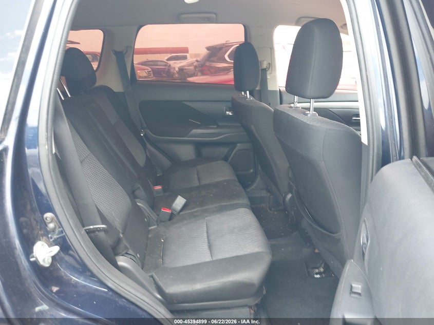 2014 Mitsubishi Outlander VIN JA4AD3A35EZ015206 IAAI salvage auction — FRONT & REAR, Salvage (Texas), sold $1,000 on 2026-07-13 (photo 8)