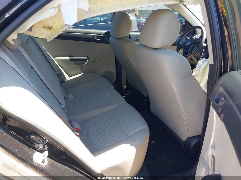 2010 Kia Forte VIN KNAFT4A23A5212885 IAAI salvage auction — LEFT & RIGHT, Salvage - Greater Than 75% (Maryland), sold $275 on 2026-07-09 (photo 8)
