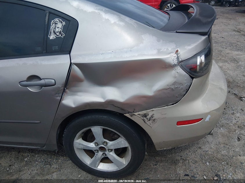 2006 Mazda 3 VIN JM1BK323161458158 IAAI salvage auction — SIDE, Salvage (Georgia), sold $300 on 2026-07-31 (photo 6)
