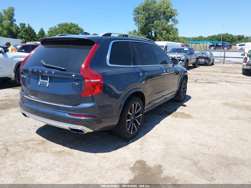2019 Volvo Xc90 VIN YV4A22PK3K1460474 IAAI salvage auction — LEFT REAR, Junk (Oklahoma), sold $6,900 on 2026-07-22 (photo 4)