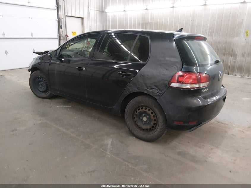 2014 Volkswagen Golf VIN WVWDM7AJ8EW010043 IAAI salvage auction — FRONT END, Salvage Title, sold $725 on 2026-08-25 (photo 3)