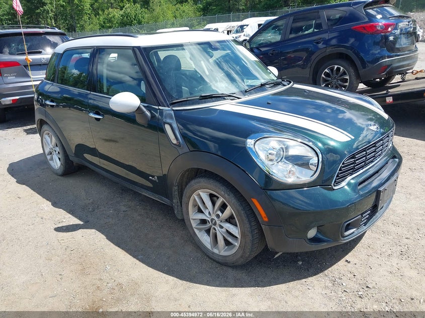 2012 Mini VIN WMWZC5C54CWL62432 IAAI salvage auction — NORMAL WEAR, Clear (New York), sold $400 on 2026-07-17 (photo 1)