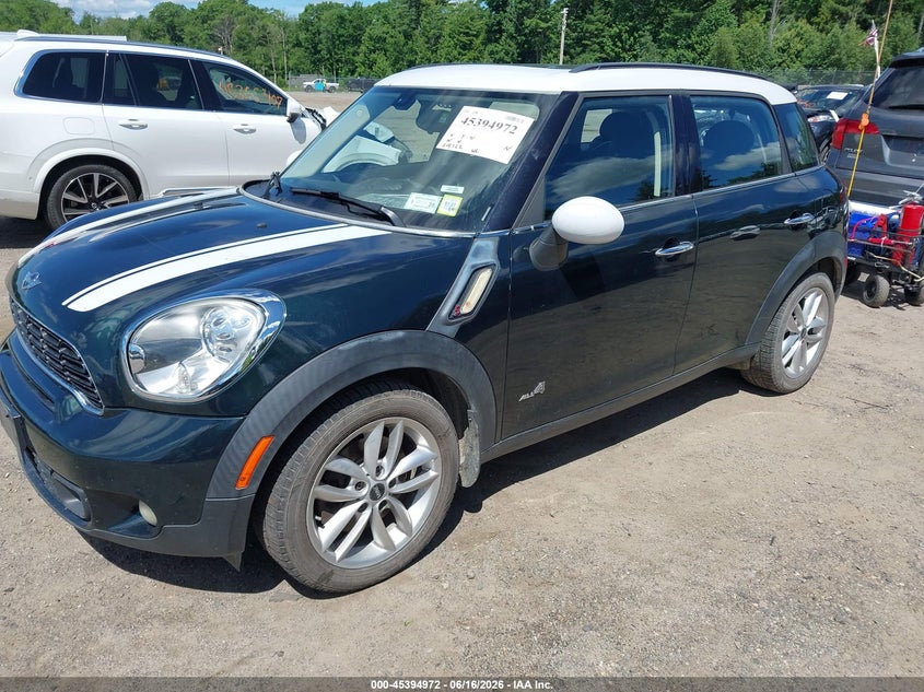 2012 Mini VIN WMWZC5C54CWL62432 IAAI salvage auction — NORMAL WEAR, Clear (New York), sold $400 on 2026-07-17 (photo 2)