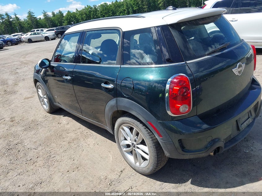 2012 Mini VIN WMWZC5C54CWL62432 IAAI salvage auction — NORMAL WEAR, Clear (New York), sold $400 on 2026-07-17 (photo 3)