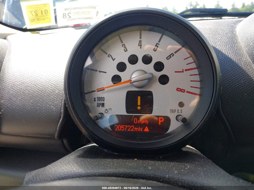 2012 Mini VIN WMWZC5C54CWL62432 IAAI salvage auction — NORMAL WEAR, Clear (New York), sold $400 on 2026-07-17 (photo 7)