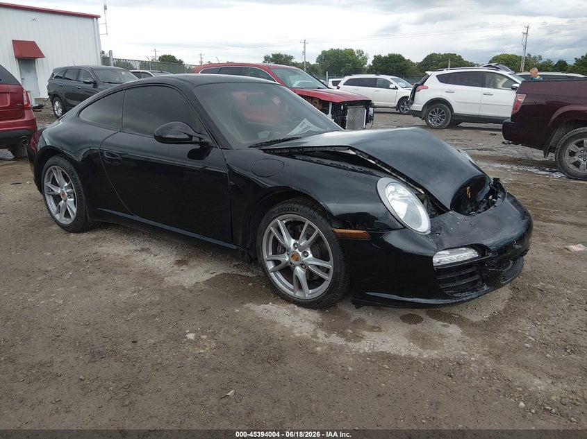 2009 Porsche 911 VIN WP0AA29909S707082 IAAI salvage auction — FRONT END, Salvage (Kansas), sold $25,750 on 2026-07-11 (photo 1)