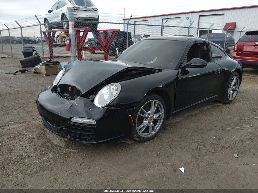 2009 Porsche 911 VIN WP0AA29909S707082 IAAI salvage auction — FRONT END, Salvage (Kansas), sold $25,750 on 2026-07-11 (photo 2)